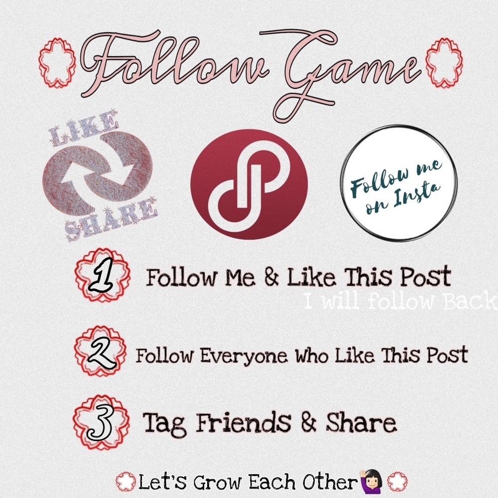 7/6 💮 *FIRST* FOLLOW GAME 💮 10k💥💭
